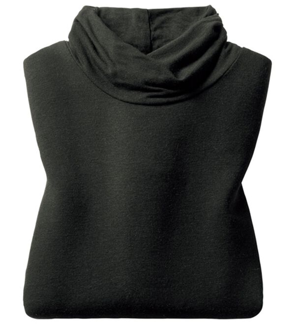 ルフラン（ルフラン）の「ホッと快適＊ウール入りプルオーバー（カットソー）」｜黒