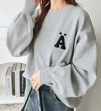 GeeRA（ジーラ）の「サガラ刺繍裏起毛スウェット（トレーナー・スウェット）」