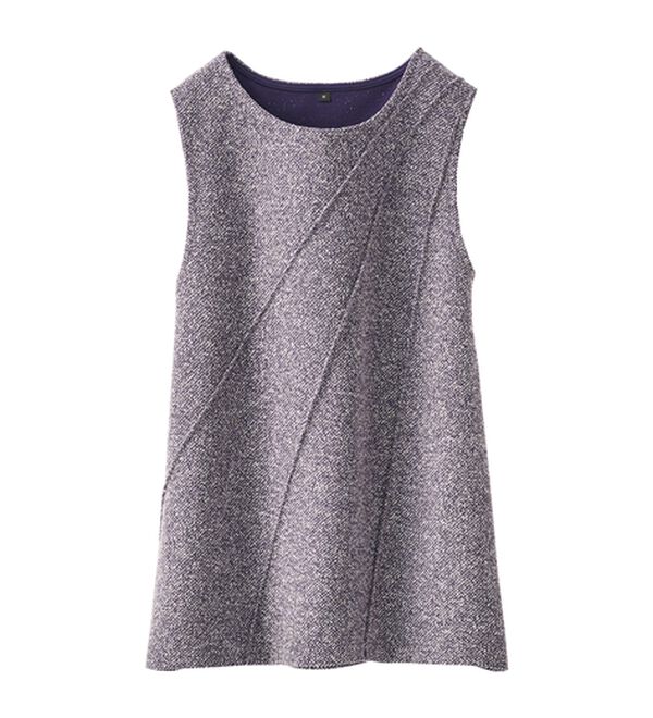 BELLUNA（ベルーナ）の「ブークレ素材タックデザインアンサンブル（アンサンブル）」｜詳細画像