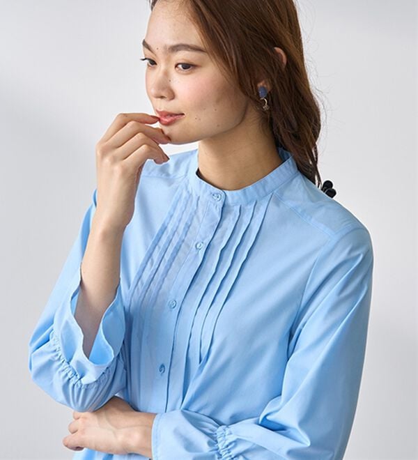 BELLUNA（ベルーナ）の「綿混素材春色ブラウス（ブラウス）」｜詳細画像