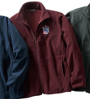 「選べるブランドフリースジャケット・ベスト（メンズジャケット）」｜ワイン