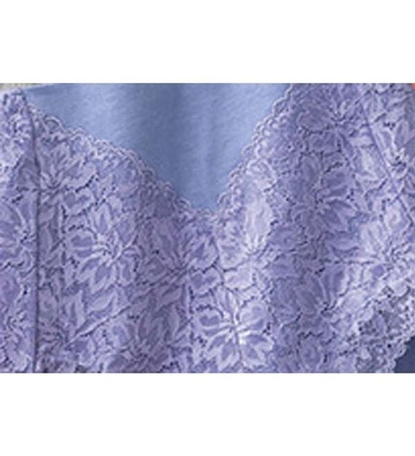 LAVIENNE（ラヴィエンヌ）の「たっぷりレースの安心ショーツ（安心ショーツ）」｜プラシッドブルー