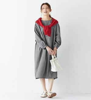 Viola e Viola（ヴィオラ エ ヴィオラ）の「組み合わせ自由！選べる２種類のデザインワンピース（その他ワンピース）」｜ﾌﾞﾗｯｸﾋﾟﾝﾁｪｯｸ／ギャザーワンピ