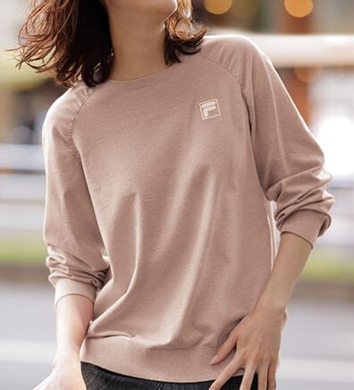 RANAN（ラナン）の「＜ＦＩＬＡ＞ギャザー使いニットプルオーバー（ニット・セーター）」