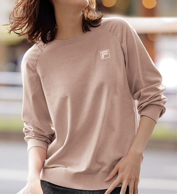 RANAN（ラナン）の「＜ＦＩＬＡ＞ギャザー使いニットプルオーバー（ニット・セーター）」｜詳細画像