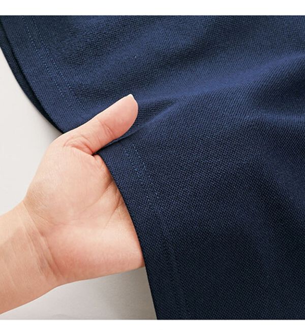 BELLUNA（ベルーナ）の「＜ＦＩＬＡ＞ヒンヤリ冷感！袖タックポロチュニック（ポロシャツ）」｜詳細画像