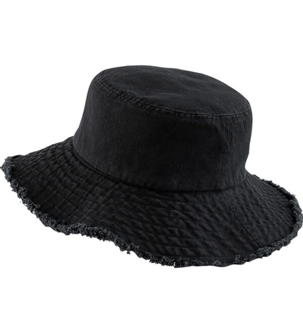 Viola e Viola（ヴィオラ エ ヴィオラ）の「フリンジバケットハット（帽子）」｜ブラック