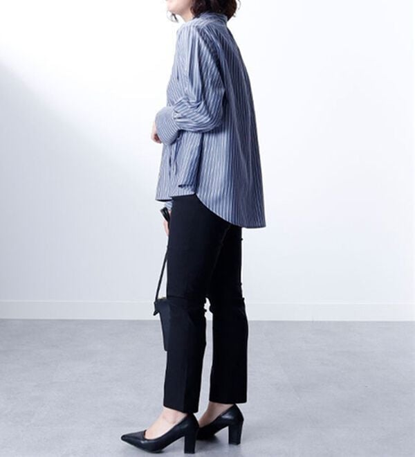 BELLUNA（ベルーナ）の「袖リボンデザインシャツチュニック（チュニック）」｜詳細画像