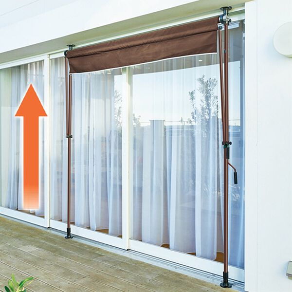 「お買得つっぱり日よけスクリーン（エクステリア・屋外器具）」｜詳細画像