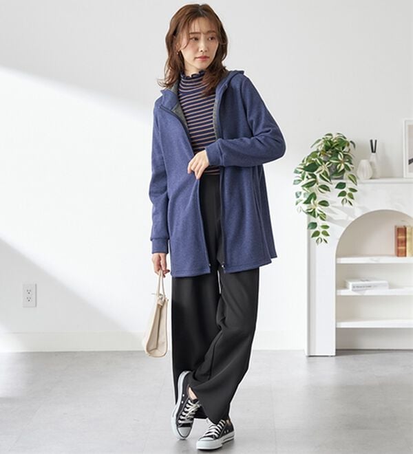 BELLUNA（ベルーナ）の「まるで着る毛布！静電防止付裏ファーブルゾン（その他カーディガン）」｜詳細画像