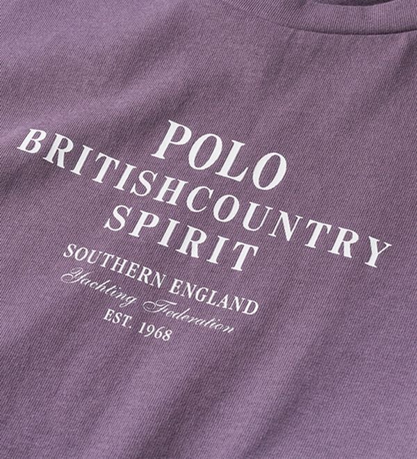 ルフラン（ルフラン）の「【ＰＯＬＯ　ＢＣＳ】刺しゅうプリント綿１００％Ｔシャツ（カットソー）」｜詳細画像