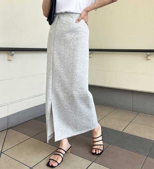 GeeRA（ジーラ）の「楽ちん！滑らか美ラインダンボールナロースカート（ロングスカート）」｜詳細画像