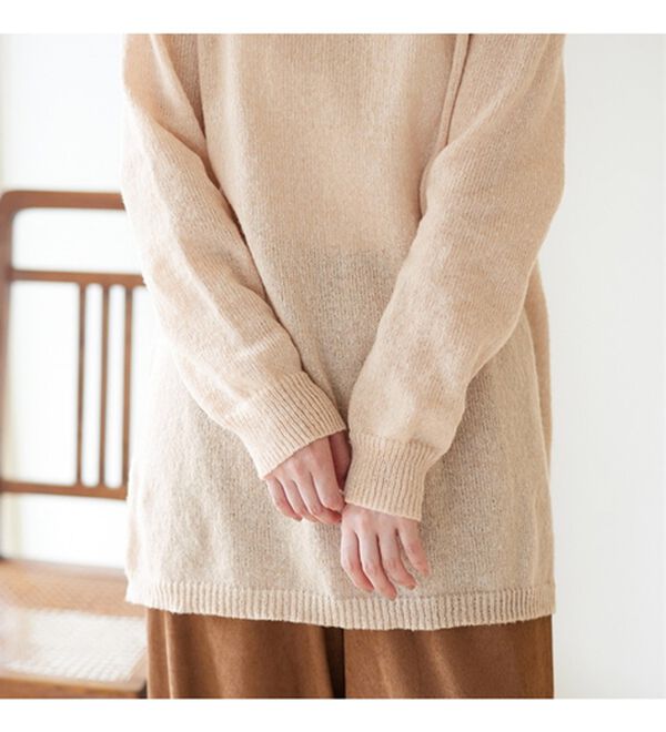 Viola e Viola（ヴィオラ エ ヴィオラ）の「【２点セット】ケーブルカーデ＆チュニックセット（アンサンブル）」｜詳細画像