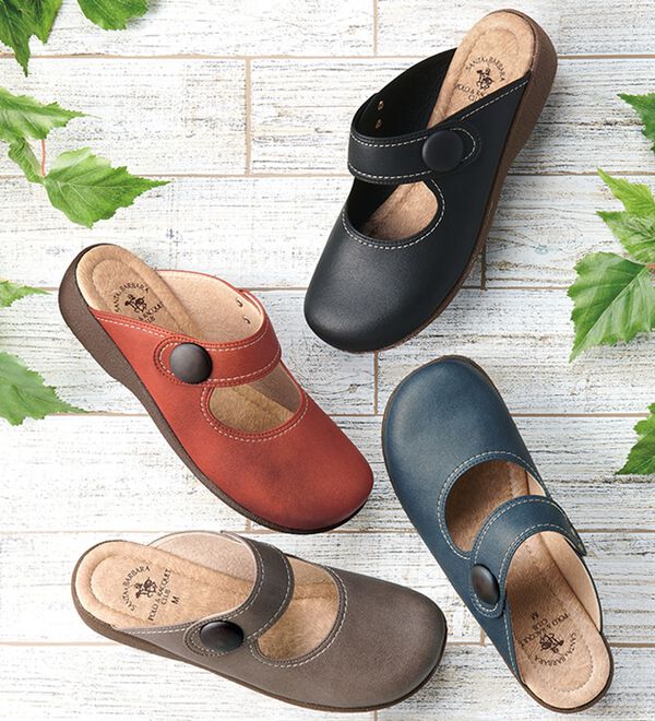 「日本製　サイドボタンサンダル（サンダル・ミュール）」｜詳細画像