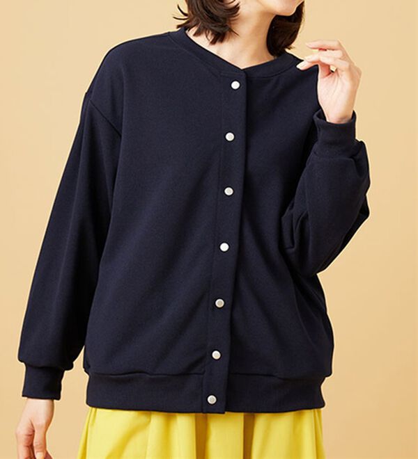 BELLUNA（ベルーナ）の「ストレッチジョーゼット素材カーディガン（その他カーディガン）」｜詳細画像