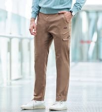 「＜フィラ＞素材で選べる！コットンストレッチカーゴ（メンズフルレングスパンツ）」