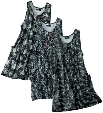 ルフラン（ルフラン）の「【３色組】＜ＳＶ＞上品モノトーンチュニック（チュニック）」