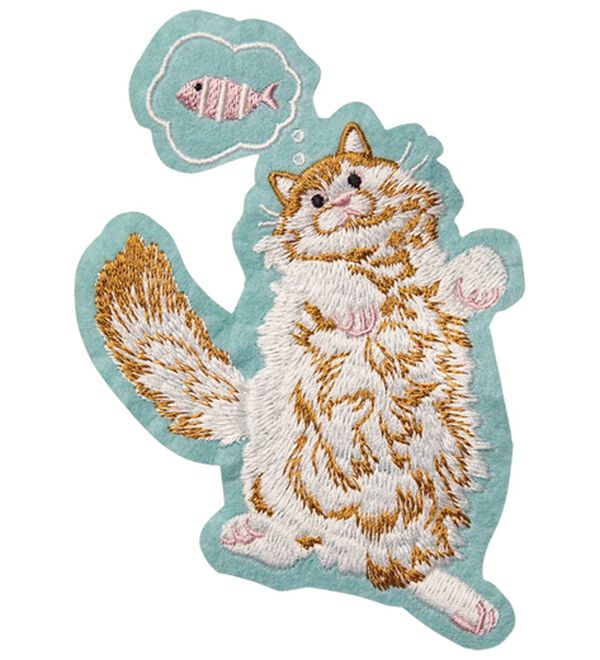 LAVIENNE（ラヴィエンヌ）の「【２着組】ねこちゃん刺しゅうが可愛いパジャマ（パジャマ・ルームウェア）」｜詳細画像