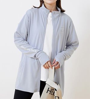 BELLUNA（ベルーナ）の「＜ＥＬＬＥ　Ａｃｔｉｖｅ＞ＵＶ対策！ラッシュガードジャケット（その他ジャケット）」｜パープル