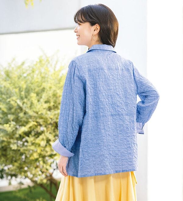 ルフラン（ルフラン）の「さらっと・涼　カラー刺しゅうジャケット（その他ジャケット）」｜詳細画像