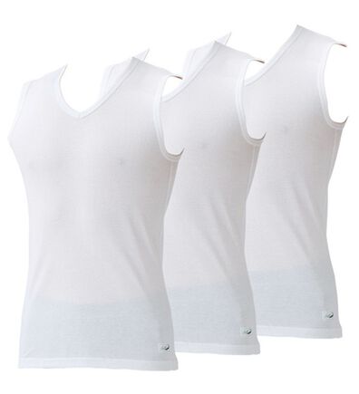 「【３枚組】＜クロコダイル＞脇に縫い目のない筒編綿１００％インナー（メンズ肌着・インナーウェア）」