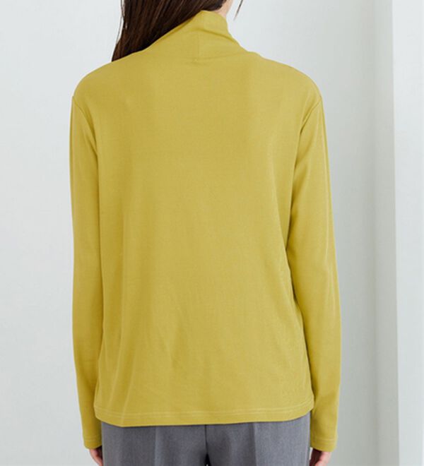 BELLUNA（ベルーナ）の「素肌想いの綿１００％シアープルオーバー（カットソー）」｜詳細画像