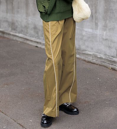 RANAN（ラナン）の「サイドラインチノ（ワイドパンツ・ガウチョ）」