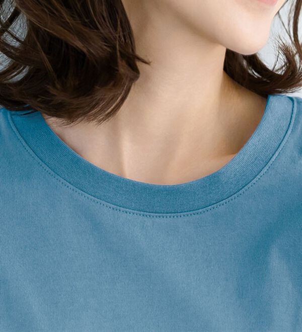 BELLUNA（ベルーナ）の「ひんやリッチコットン大人のおしゃれプリントチュニック（チュニック）」｜詳細画像