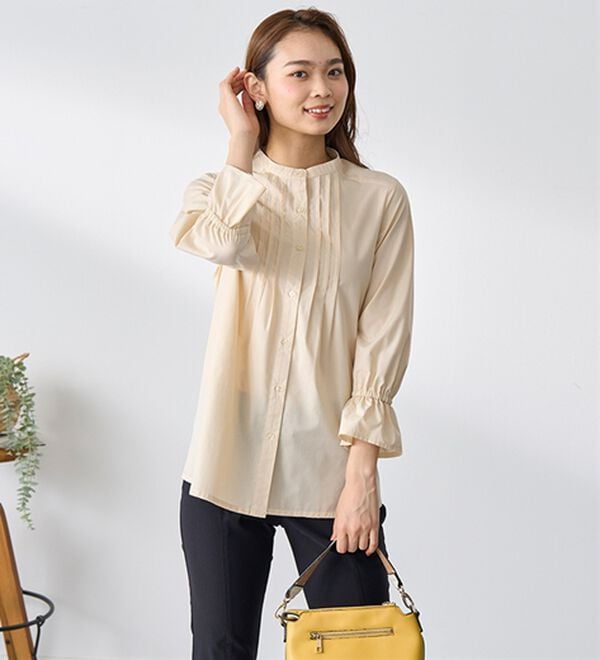 BELLUNA（ベルーナ）の「綿混素材春色ブラウス（ブラウス）」｜詳細画像