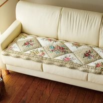 「エレガントフラワー　シートクッション（クッション・クッションカバー）」