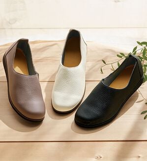 ルフラン（ルフラン）の「＜フィグリーノ＞やわらかレザーのスリッポン（スリッポン）」｜詳細画像