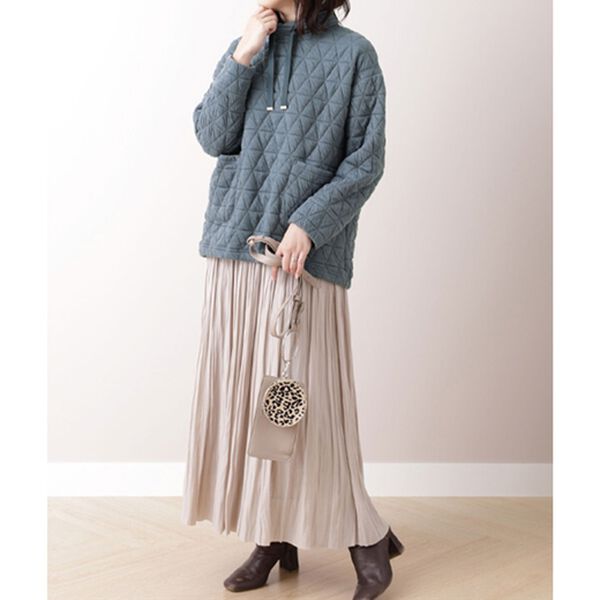 BELLUNA（ベルーナ）の「カットキルト素材チュニック（チュニック）」｜詳細画像