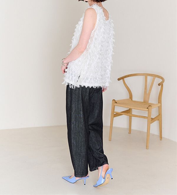 RANAN（ラナン）の「カットジャカードブラウス（ブラウス）」｜詳細画像