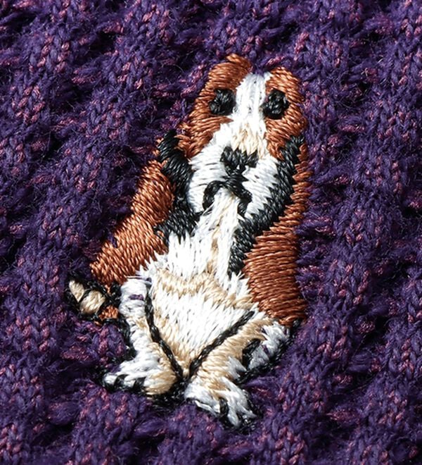 「＜ハッシュパピー＞杢調ワッフル地ハイネックトレーナー（メンズトレーナー）」｜詳細画像