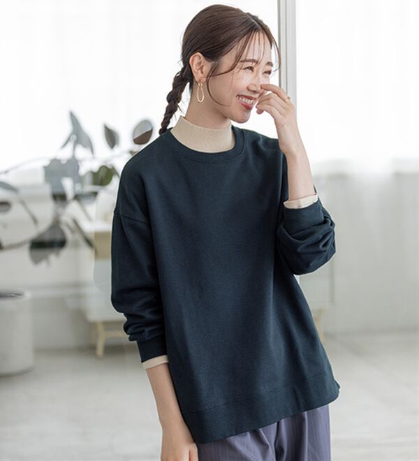 BELLUNA（ベルーナ）の「もちもちニットゆったり快適チュニック（チュニック）」｜詳細画像