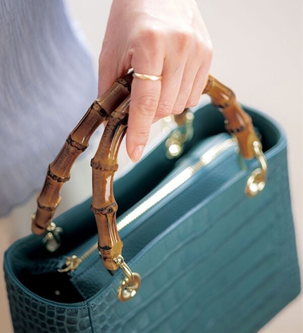 ルフラン（ルフラン）の「＜ロダニア＞牛革バンブーハンドルバッグ（ハンドバッグ）」｜詳細画像