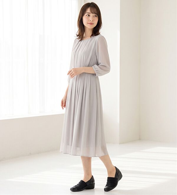ルフラン（ルフラン）の「ラシーナコンフォート　はっ水ストレッチ４Ｅシューズ（スリッポン）」｜詳細画像