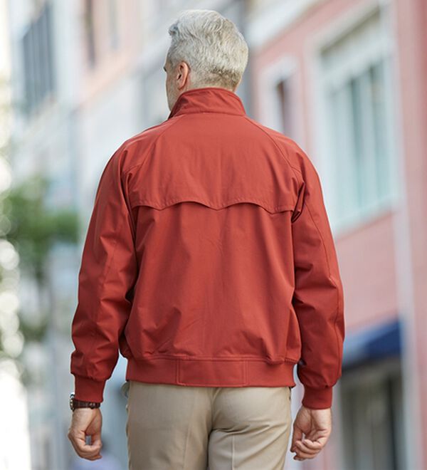 「＜ゴールデンベア＞裏フリース暖かスイングトップ（メンズブルゾン）」｜詳細画像