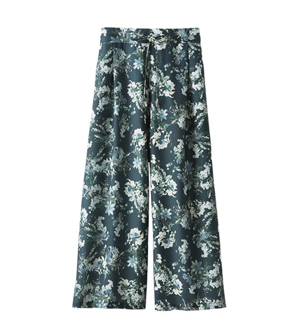 BELLUNA（ベルーナ）の「〈日比谷花壇〉ドロスト使いワイドパンツ（その他パンツ）」｜詳細画像