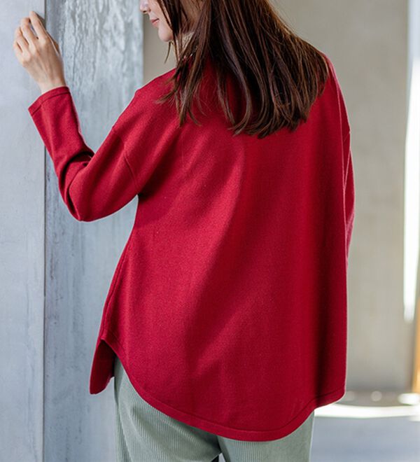 BELLUNA（ベルーナ）の「もちもちニットゆったり快適チュニック（チュニック）」｜詳細画像