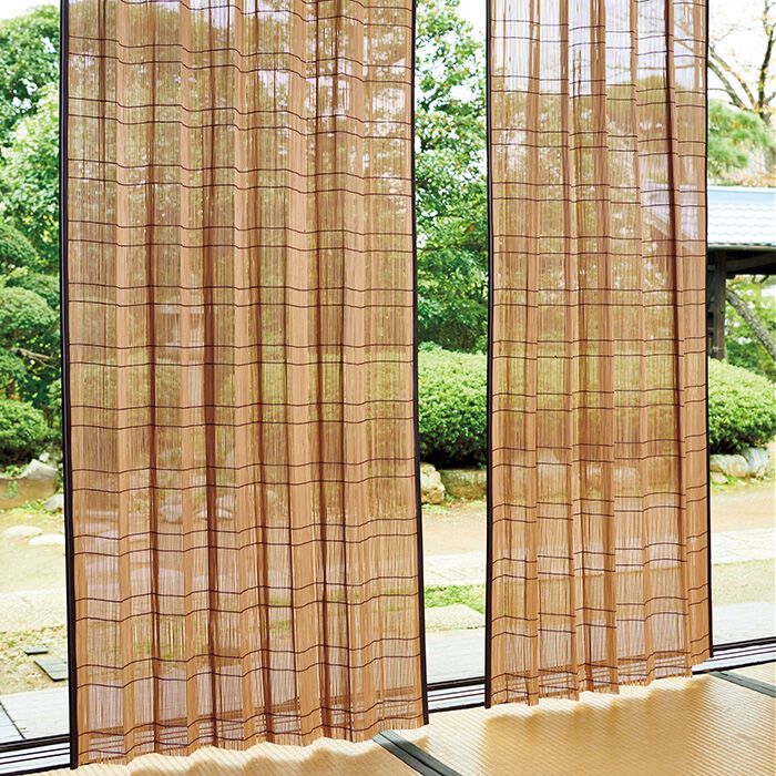 竹すだれカーテン 100×170cm 2枚組 TC1507172P レビュー特典あり竹すだれカーテン 100×170cm 2