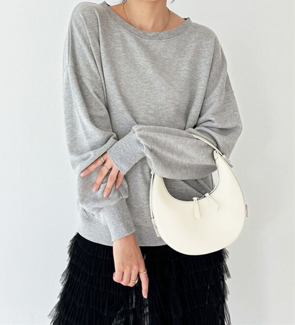 GeeRA（ジーラ）の「着回し自在！柔らか裏毛スウェット（カットソー）」｜詳細画像