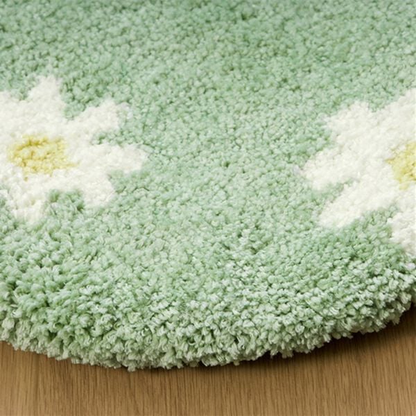 iellio（イエリオ）の「大人かわいいトイレマットシリーズ＜フタカバー・ペーパーホルダーカバー・スリッパ・おしゃれ・洗える・ポグン（ｐｏｇｅｕｎ）＞（トイレマット）」｜詳細画像