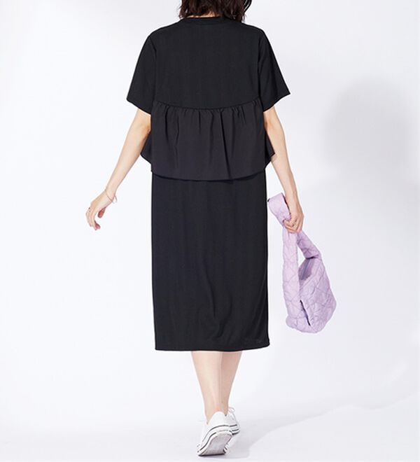 BELLUNA（ベルーナ）の「胸元フリルデザインワンピース（その他ワンピース）」｜詳細画像