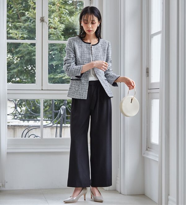 RANAN（ラナン）の「【４点セット】入学式卒業式に！選べるボトムスーツセット（パンツスーツ）」｜詳細画像