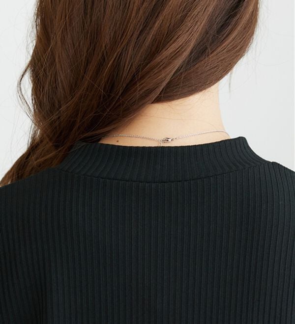 BELLUNA（ベルーナ）の「異素材切替袖タックデザインチュニック（チュニック）」｜詳細画像