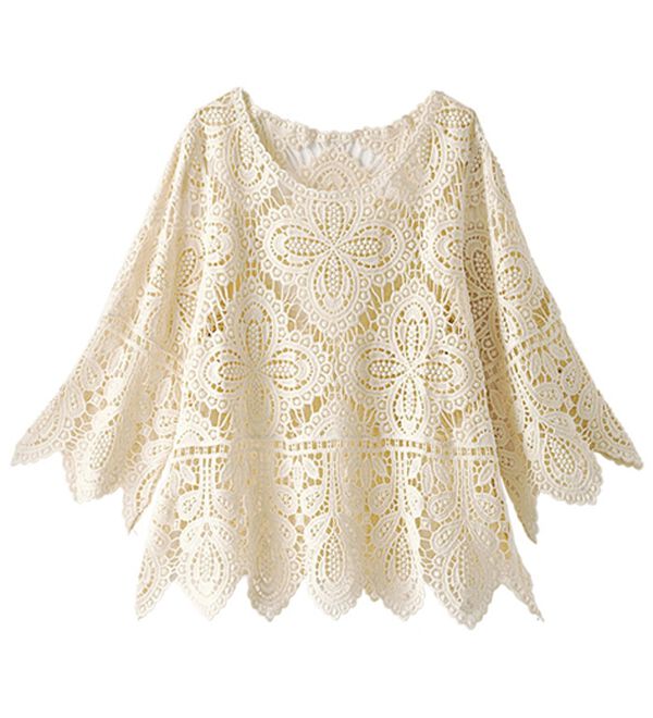 BELLUNA（ベルーナ）の「この夏欲しい！クロシェ風ブラウス（ブラウス）」｜アイボリー