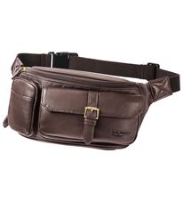 「＜スノビスト＞シープスキン使いの軽量ウエストバッグ（メンズボディバッグ・ウエストポーチ）」