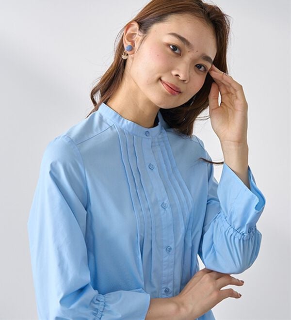 BELLUNA（ベルーナ）の「綿混素材春色ブラウス（ブラウス）」｜詳細画像