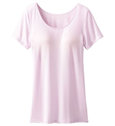 LAVIENNE（ラヴィエンヌ）の「ひんやり背中フリー　カップ付きインナー（汗取りインナー）　＜ラヴィクール＞（肌着・インナーウェア）」